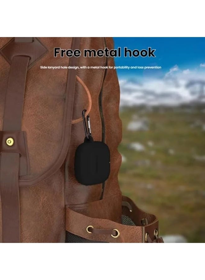 جراب حماية لسماعات هواوي فري بودز SE 4 ANC، جراب سيليكون واقٍ مزود بحلقة تعليق، فائق النحافة، مقاوم للصدمات، يوفر حماية كاملة، محمول لسماعات هواوي فري بودز SE4 ANC (أزرق) - Image 5